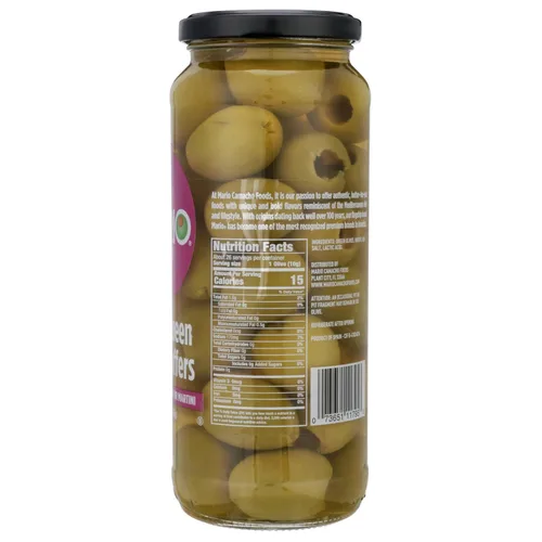 Vista 4 de Mario Camacho Foods Pitted Queen Party - Aceitunas colosales, 9 onzas (paquete de 6)