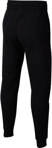 Vista 2 de Nike Pantalones Sportswear Club + HBR para niño (niños grandes), negronegro, SM (7-8 niños grandes), NegroNegro