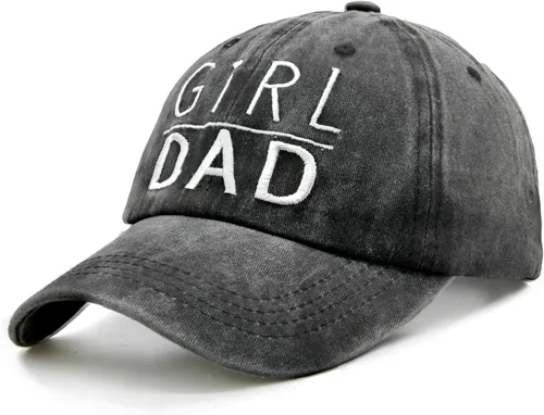 Vista 3 de Waldeal Men's Baseball Cap Girl Dad Embroidery Vintage Distressed Unconstructed Hat
