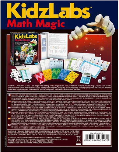 Vista 5 de 4M Rompecabezas y juegos de magia matemática, kit