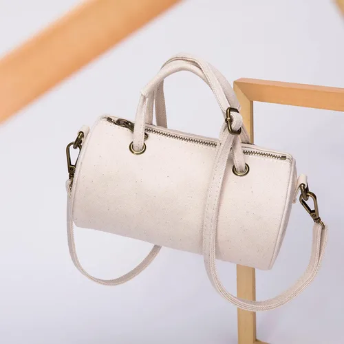 Vista 3 de Bolso de hombro de la mujer del bolso del bolso del bolso del bolso del bolso del bolso de Crossbody redondo del círculo redondo del cilindro -YON