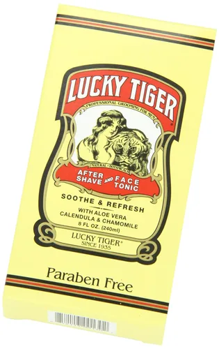 Vista 3 de Lucky Tiger, Tónico facial y para después de afeitarse, 8 onzas