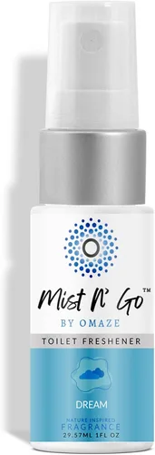 Vista 9 de Mist N' Go by Omaze - Aerosol de Baño de Viaje para Inodoro Eliminador de Olores - Aerosol de Inodoro de Viaje para Ambientador de Aire de Baño