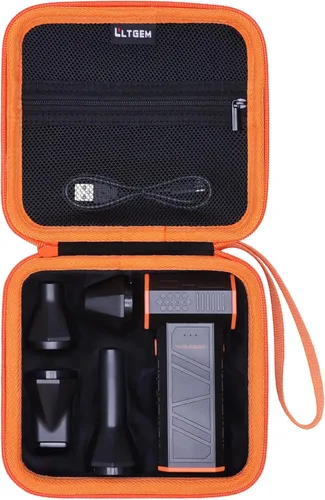 Vista 17 de Estuche LTGEM para Plumero de Aire Compatible con WOLFBOX MF100 / MF200 Plumero de Aire Eléctrico y Plumeros de Aire Comprimido, Negro (Solo Estuche)