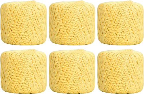 Vista 151 de Hilo de croché Threadart, 100 % algodón, talla 10 Soft pure cotton crochet thread for lace, doilies, amigurumi and crafts. Smooth finish with