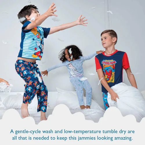 Vista 5 de Disney Boys' Big 2-Piece Loose-fit Pixar Pajama Set