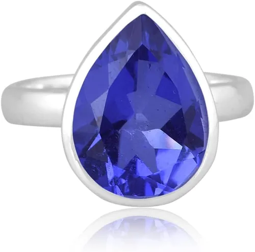 Vista 80 de PANOPLY Bio Pink Doublet Quartz Solid 925 Sterling Silver Ring for Women