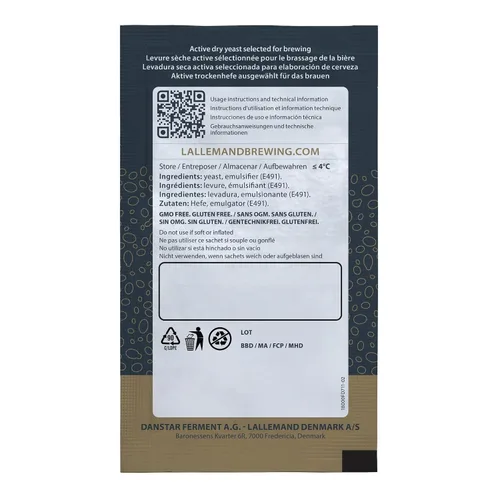 Vista 2 de LalBrew Verdant IPA Brewing Levadura (paquete de 2) - Hacer cerveza en casa - 0.39 oz Sachets - Saccharomyces cerevisiae - Vendido por CAPYBARA