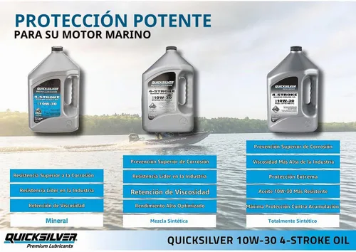 Vista 3 de Aceite de motor marino Quicksilver 10W-30