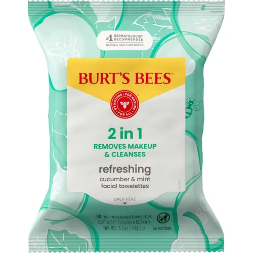 Vista 11 de Toallitas de limpieza facial para piel sensible de Burt’s Bees