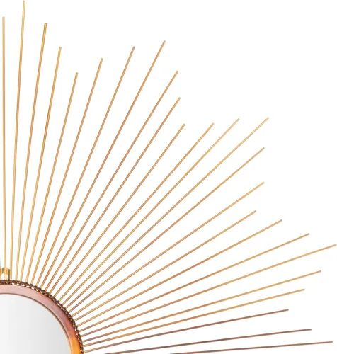 Vista 3 de SAFAVIEH Home Arlo Copper Sunburst - Espejo decorativo de 41 pulgadas