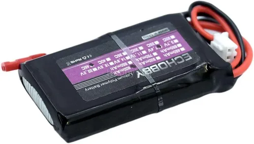 Vista 2 de 7.4V 2S 600mAh 45C LiPo Batería JST Plug para RC Modelo Avión Helicóptero Multirotor FPV Drone RC Quadcopter
