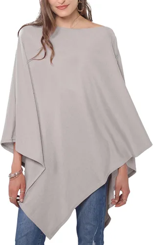 Vista 37 de MissShorthair Versatile Women's Shawl Wrap – Soft Knitted Poncho Cape Scarf for Fall Winter