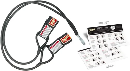 Vista 3 de Jaeger J-Bands Bandas de resistencia para lanzadores. Entrenador de lanzamiento de béisbol y softbol y entrenador de brazos. Bandas de lanzamiento