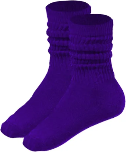 Vista 2 de DOOVID Calcetines largos hasta la rodilla para niños y niñas, calcetines largos de algodón
