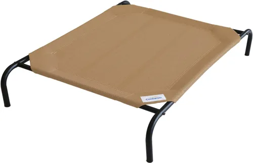 Vista 24 de Coolaroo Cama elevada y refrescante para perros, para interiores y exteriores, tamaño mediano, gris oscuro (Gunmetal)
