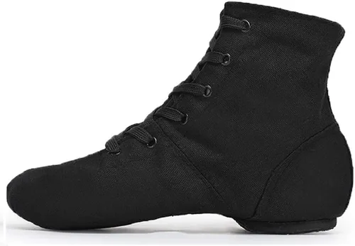 Vista 3 de Smithmelody Canvas Jazz Dancing Sneakers Ballet Dance Boots for Girls Boys