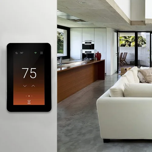 Vista 3 de SunTouch ConnectPlus WarmWire - Kit de calefacción para debajo del suelo con cable, sensor, termostato WiFi activado por voz SunStat, 10 pies
