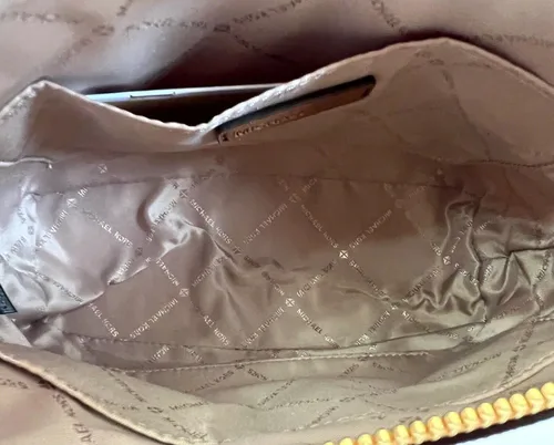 Vista 5 de Michael Kors Bolso bandolera de cuero mediano Jet Set
