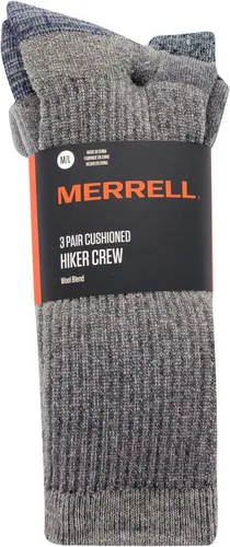 Vista 33 de Merrell Paquete de 3 calcetines de senderismo para mujer (pestaña de corte bajo/cuarto/tripulación)