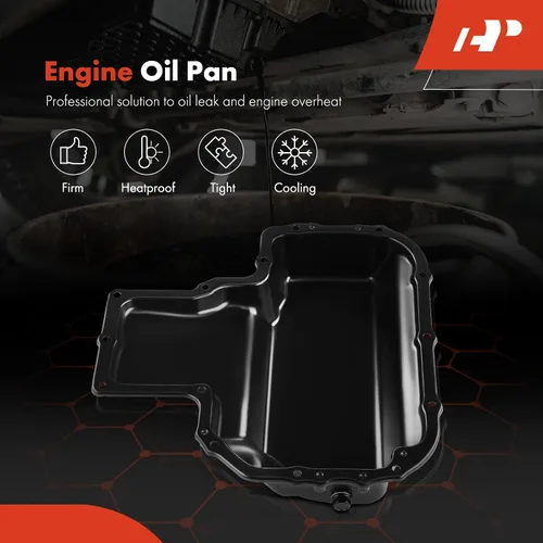 Vista 3 de A-Premium Cárter inferior de aceite de motor con tapón de drenaje compatible con Mercedes-Benz C280 2006-2007, E280 2007-2007, E300 2008-2009, E320