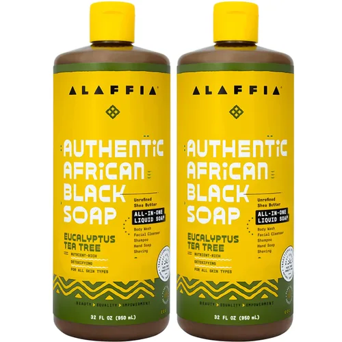 Vista 20 de Autentico jabón negro africano Alaffia, 32 onzas, 32, 1, 1