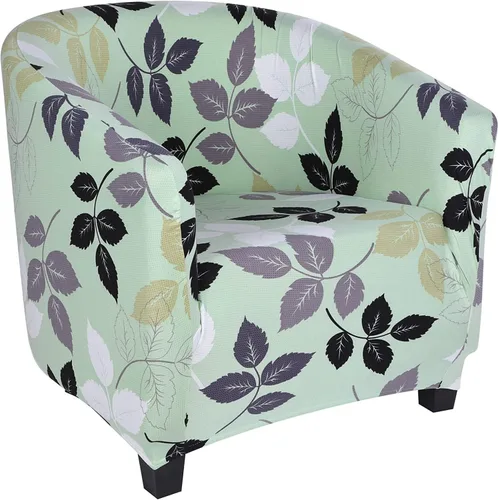Vista 22 de Funda para silla de club, funda elástica para sillón, funda de sofá, protector de muebles para sala de estar (color #18)