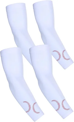 Vista 12 de KUHNMARVIN 2 Pares de Mangas de Brazo de Compresión con Protección UV Refrescantes Mangas de Sol Cobertura de Tatuajes Mangas de Brazo