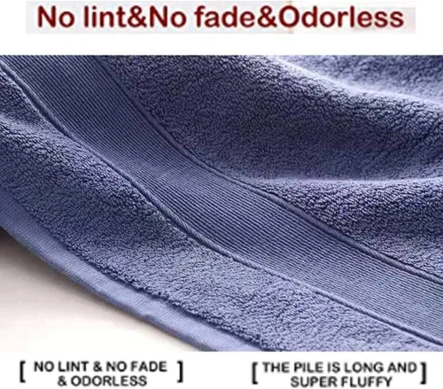 Vista 5 de RUIBOLU Juego de 2 toallas de mano para baño, toallas de mano de algodón ultra suaves y altamente absorbentes, tamaño 14 x 30 pulgadas, toallas