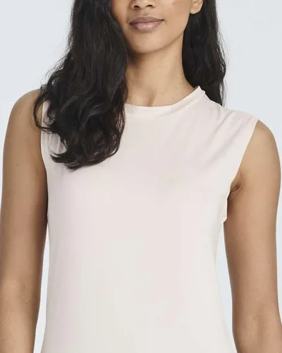 Vista 4 de Real Essentials Paquete de 3 Vestido largo sin mangas para mujer, vestido casual de verano con bolsillos (disponible en tallas grandes)