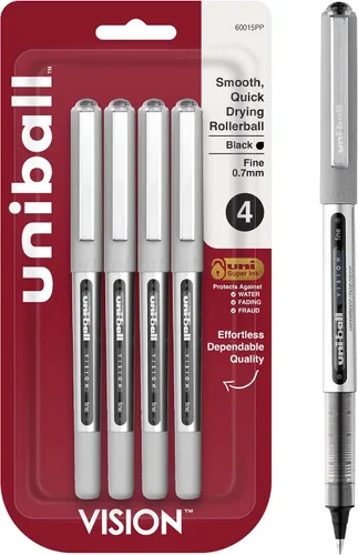 Vista 18 de Uni-Ball™ Vision - Bolígrafos de punta fina (0.7 mm), colores surtidos, paquete de 8