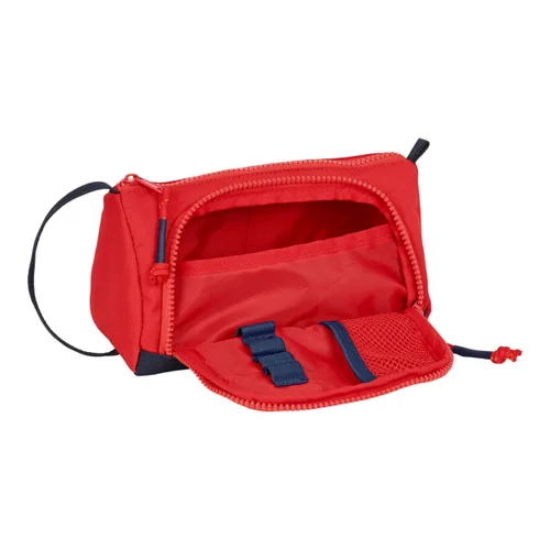 Vista 5 de Estuche Escolar RFEF Azul Rojo 20 x 11 x 8.5 cm