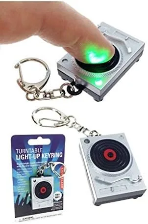Vista 2 de Kikkerland KRL45 - Llavero LED con luz para tocadiscos