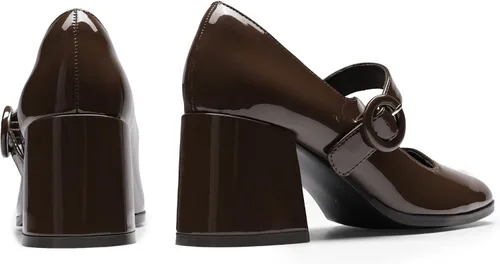 Vista 4 de DREAM PAIRS Tacones gruesos para mujer, tacones de bloque con punta cerrada, zapatos Mary Jane cómodos para vestir en la oficina o la iglesia