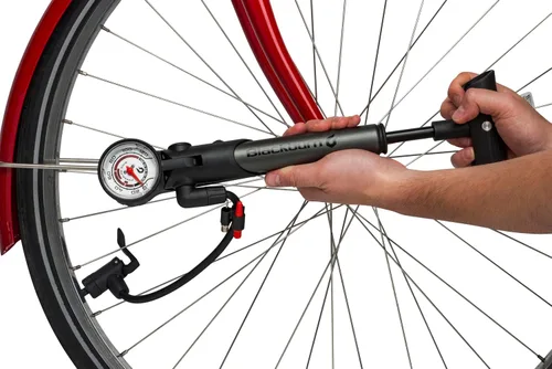 Vista 3 de Blackburn Bomba híbrida de cuadro de bicicleta con manómetro