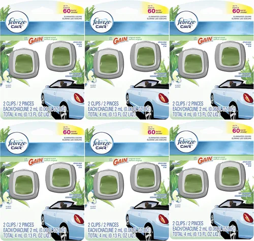 Vista 19 de Febreze Clip de ventilación para automóvil con aroma Downy April Fresh
