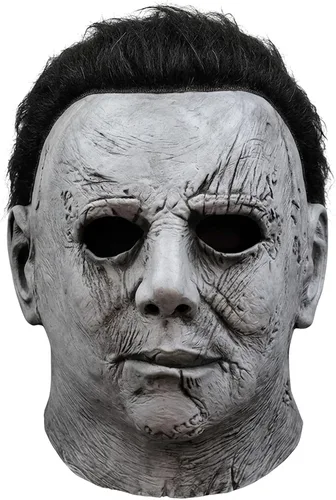 Vista 7 de Beita Máscara de Michael de Halloween, máscara de cicatriz de terror de Halloween Amarillo