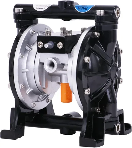 Vista 9 de MXBAOHENG Bomba de diafragma doble neumática, cuerpo de aleación de aluminio, 18L/min