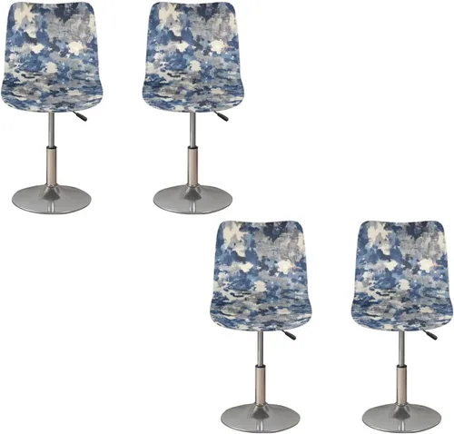 Vista 39 de American Eagle - Juego de 2 fundas para taburetes de bar para sillas de comedor, impermeables, antideslizantes, tamaño universal