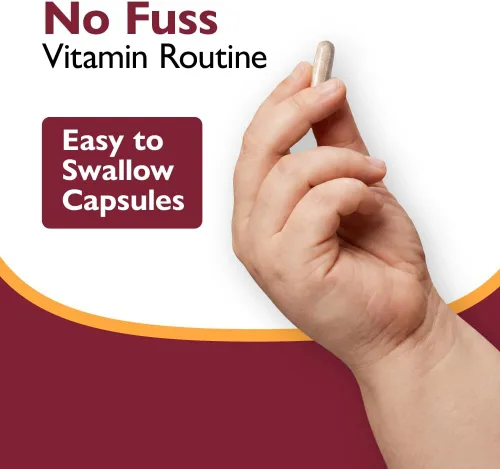 Vista 4 de Celebrate Vitamins Multi-Complete, 60mg Hierro – Multivitamínico bariátrico diario para pacientes con gastrectomía de manga y cirugía de bypass