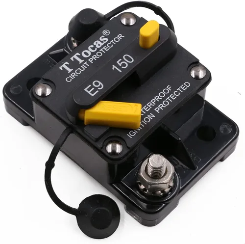 Vista 34 de E69 Interruptor de circuito de 10 A T3 con restablecimiento manual Mini de montaje en superficie IP66 Interruptor conmutable de 10 A