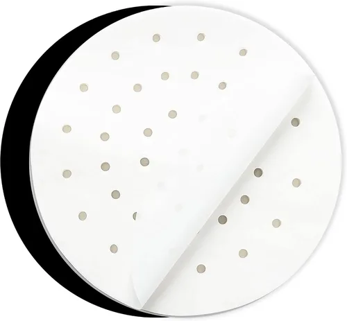 Vista 7 de Forros de papel pergamino para freidora de aire compatibles con Philips, NuWave Brio, Chefman, OMORC, Cuisinart, COSORI, Cooks Essentials, Power