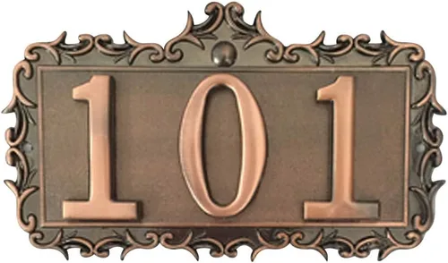 Vista 19 de Letrero personalizado con número de casa en 3D, placa de letrero personalizable con logotipo personalizado, placa de texto, pizarra, para interiores