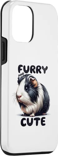 Vista 3 de Funda para iPhone 12 mini Guinea pigs furry and cute Crafted for pet lovers