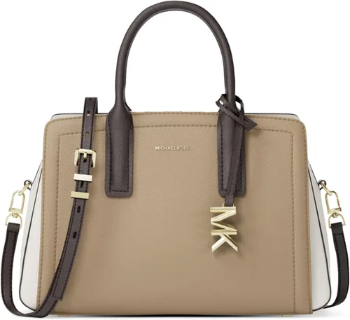 Vista 49 de Michael Kors - Laila, bolso pequeño para mujer Herrajes dorados/vainilla/bellota