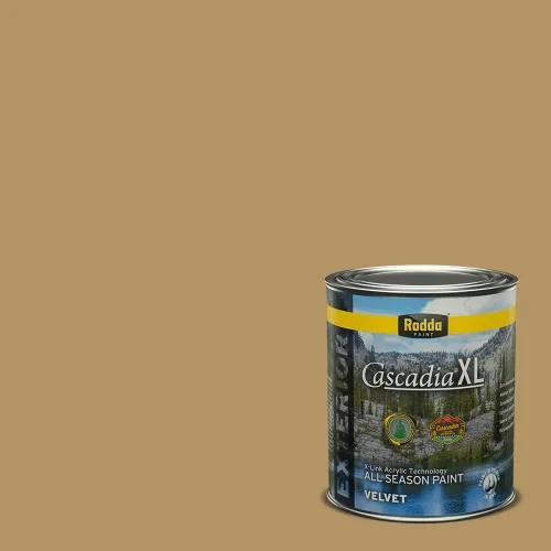 Vista 103 de Rodda Paint CASCADIA XL Pintura e imprimación satinada exterior en uno, cuarto de galón, otoño niño