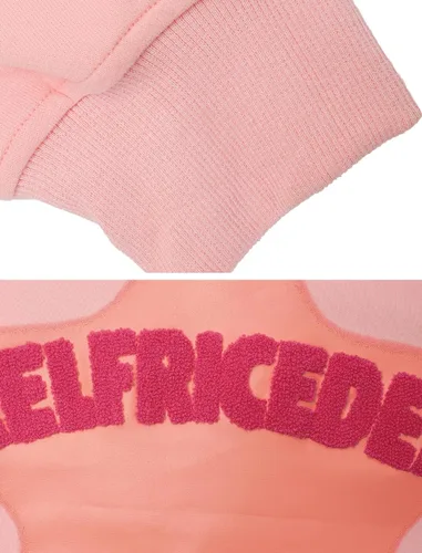 Vista 7 de Aelfric Eden - Sudaderas con capucha para mujer, con estampado de estrellas rosadas, unisex, de gran tamaño, manga larga, con bolsillo