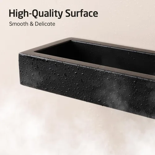 Vista 6 de KES Toallero negro para toalla de baño, toallero de mano de 10 pulgadas, accesorios de baño modernos, montaje en pared, acero inoxidable SUS304
