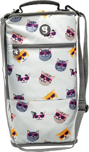Vista 21 de geckobrands Verticool Cooler - Bolsa térmica suave portátil aislada con correa ajustable para el hombro, capacidad para 9 latas o 2 botellas