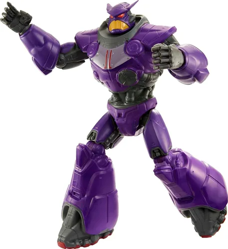 Vista 5 de Mattel Disney Pixar Lightyear - Figura de acción de Zurg a gran escala, 13.75 pulgadas de alto, auténtico juguete de película, 11 articulaciones